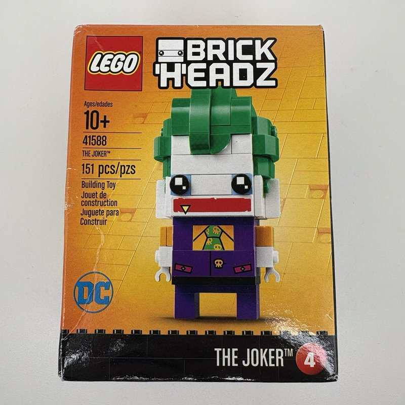 LEGO BrickHeadz The Joker 41588 DC Batman Movie Set 151 pcs – New Sealed Retired