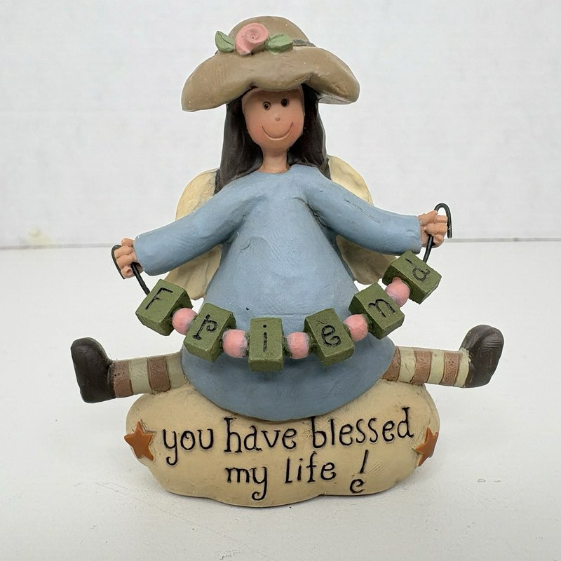 Suzi Skoglund Angel Figurine "Friend You Have Blessed My Life" 2008
