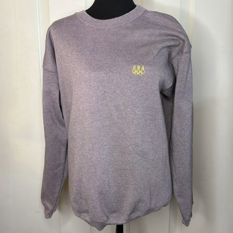 Vintage Hanes USA Olympic Rings Crewneck Sweatshirt Medium Made USA