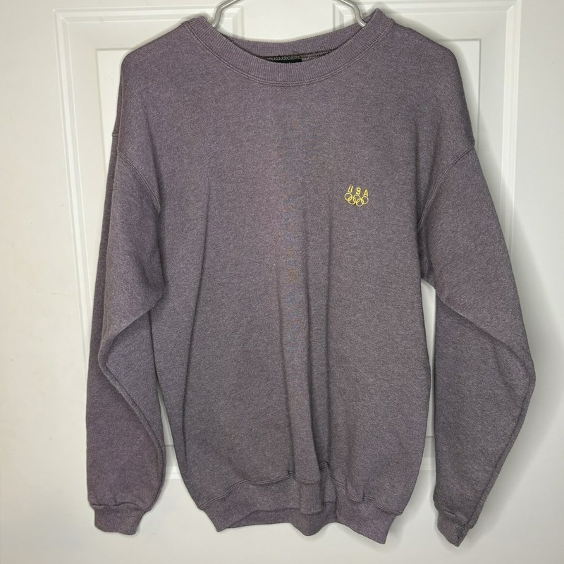 Vintage Hanes USA Olympic Rings Crewneck Sweatshirt Medium Made USA