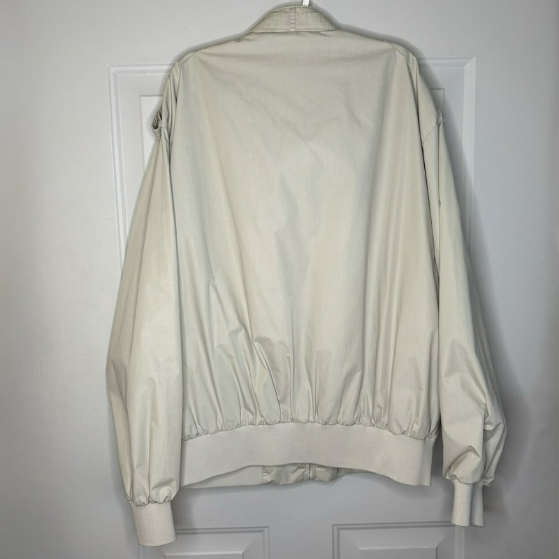 World Travel Club Men’s Beige Lightweight Bomber Style  Zip Jacket XL