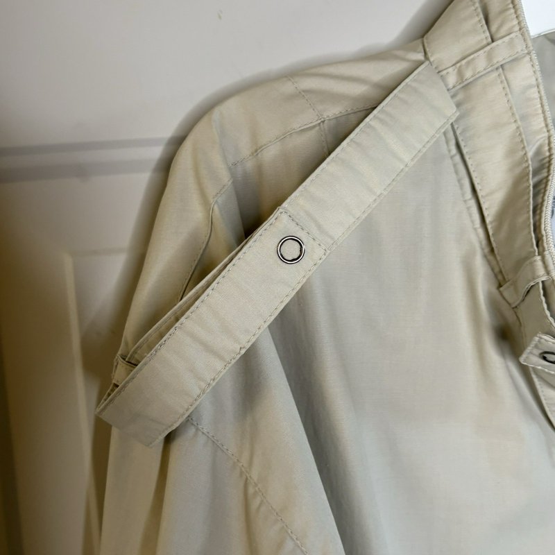 World Travel Club Men’s Beige Lightweight Bomber Style  Zip Jacket XL