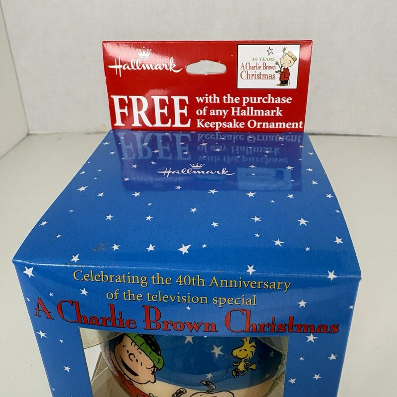 Hallmark Peanuts "A Charlie Brown Christmas" 40th Anniversary Ornament w/ Box