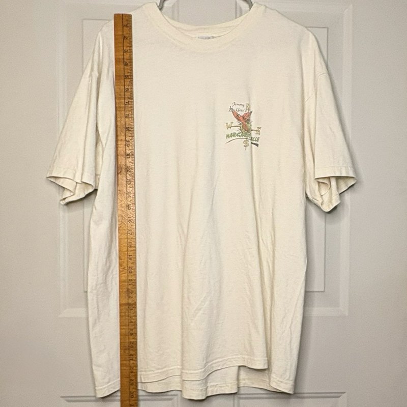 Jimmy Buffett Margaritaville Key West Parrot Map Graphic T Shirt XL