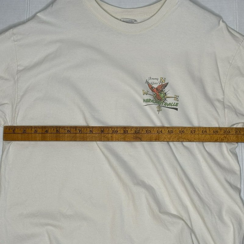 Jimmy Buffett Margaritaville Key West Parrot Map Graphic T Shirt XL