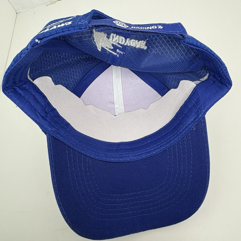 NAPA Racing NASCAR Team Hat Embroidered Driver Signatures Blue White Cap