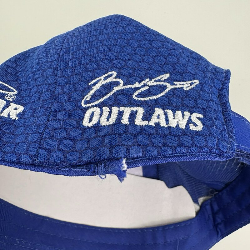 NAPA Racing NASCAR Team Hat Embroidered Driver Signatures Blue White Cap