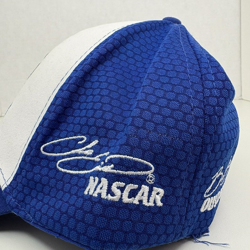 NAPA Racing NASCAR Team Hat Embroidered Driver Signatures Blue White Cap