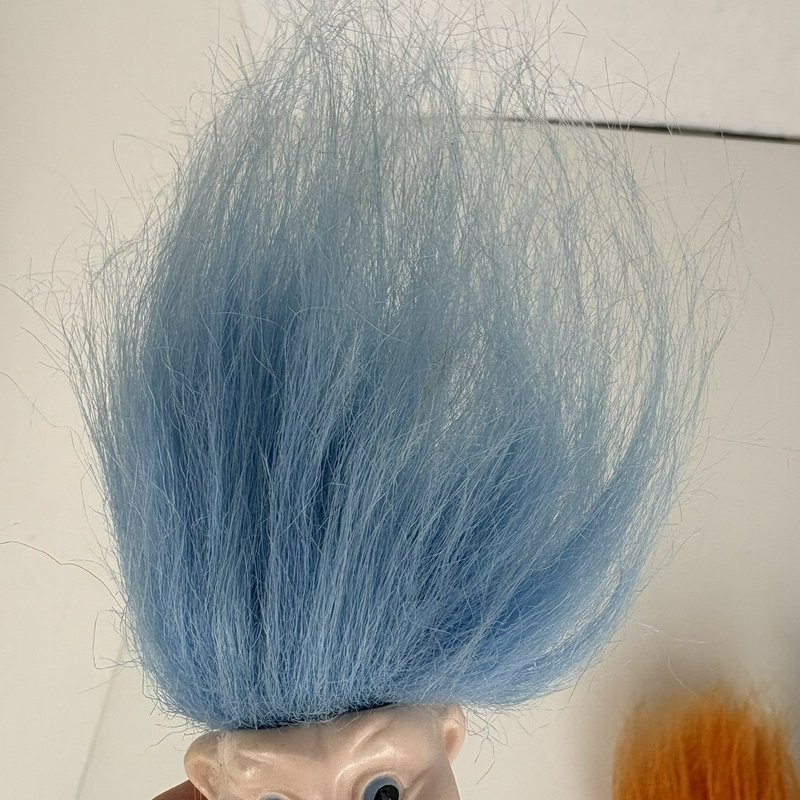 Vintage 1990s Applause Magic Trolls Lot of 3 + Russ Rainbow Troll Earrings