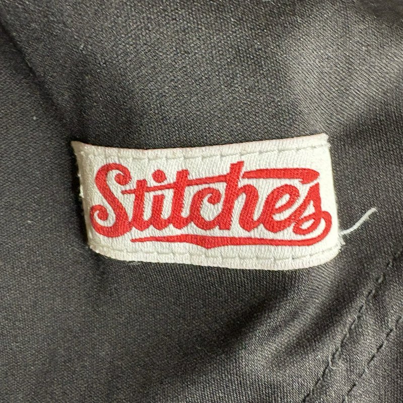 Baltimore Orioles Polo Shirt Stitches MLB Black Orange Short Sleeve Mens Large