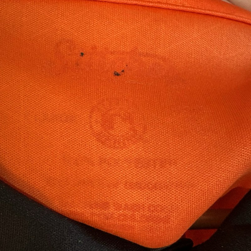 Baltimore Orioles Polo Shirt Stitches MLB Black Orange Short Sleeve Mens Large