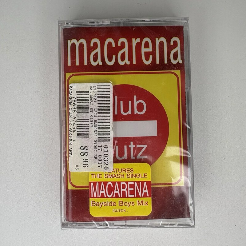 Macarena Club Cutz Cassette Sealed RCA 1996 Bayside Boys Mix Dance
