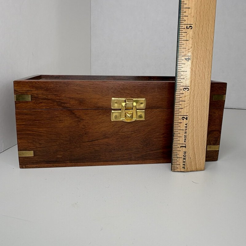 Kelvin & Hughes London 1917 Spyglass Telescope w/ Wood Glass Display Case