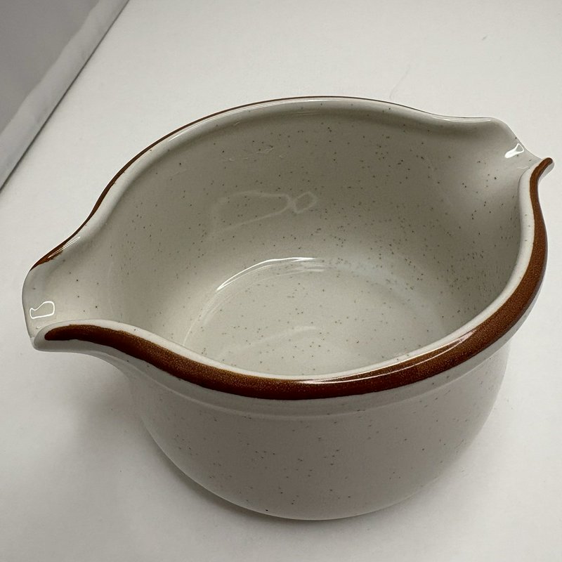 Imperial Stoneware H-1000 Countryside Creamer & Melting Bowl Japan