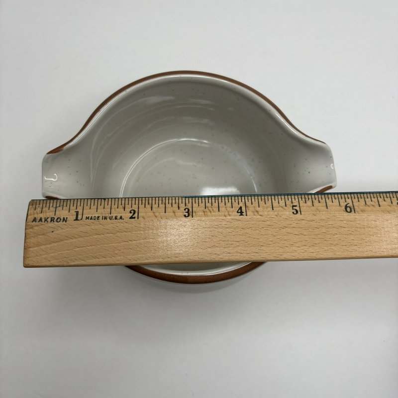 Imperial Stoneware H-1000 Countryside Creamer & Melting Bowl Japan