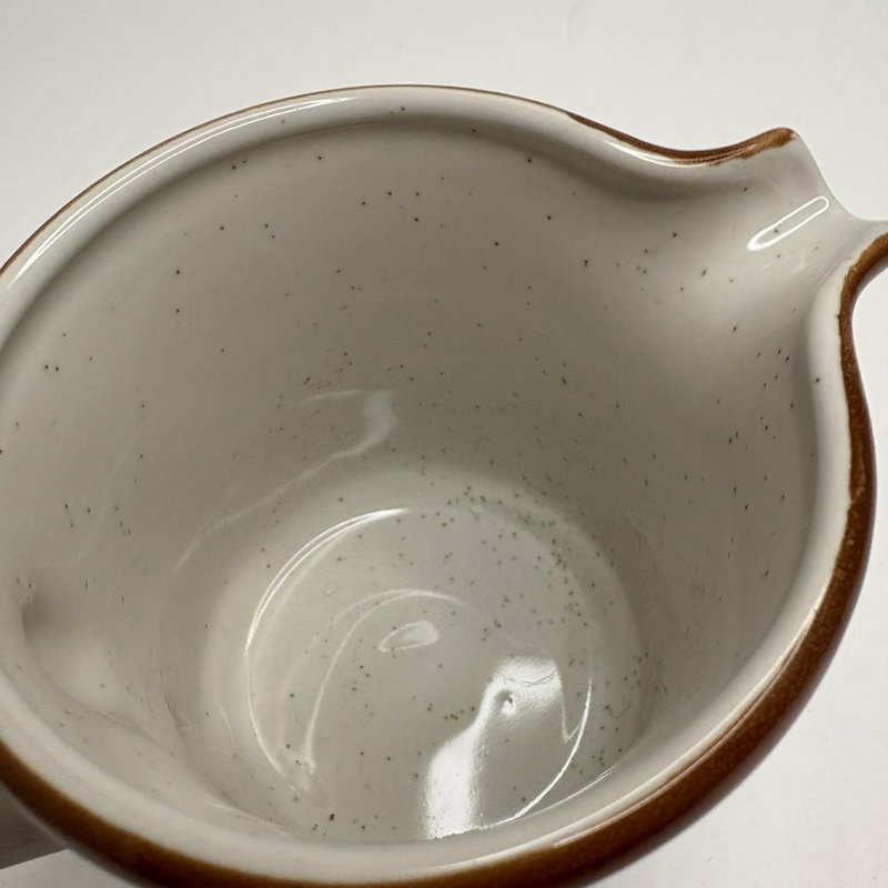 Imperial Stoneware H-1000 Countryside Creamer & Melting Bowl Japan