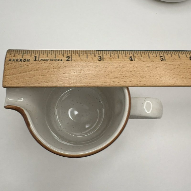 Imperial Stoneware H-1000 Countryside Creamer & Melting Bowl Japan