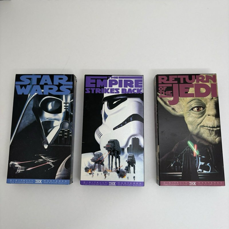 Star Wars Trilogy VHS Box Set 1995 THX Fox Video Original Trilogy Complete
