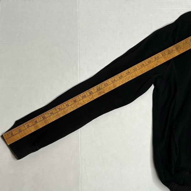 Hugo Boss Men’s Full Zip Knit Jacket Black Brown Trim Size M Made Thailand