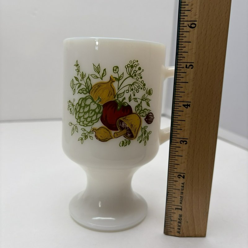 Vintage Pyrex Spice of Life Canister w Lid & 2 CorningWare Mugs