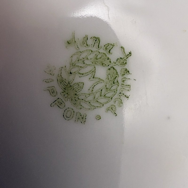 Antique Nippon Hand Painted Oval Candy Dish Swan Landscape 1900s