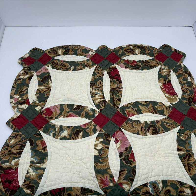 Donna Sharp Wedding Ring Runner Valance 19x57 Longaberger NWT