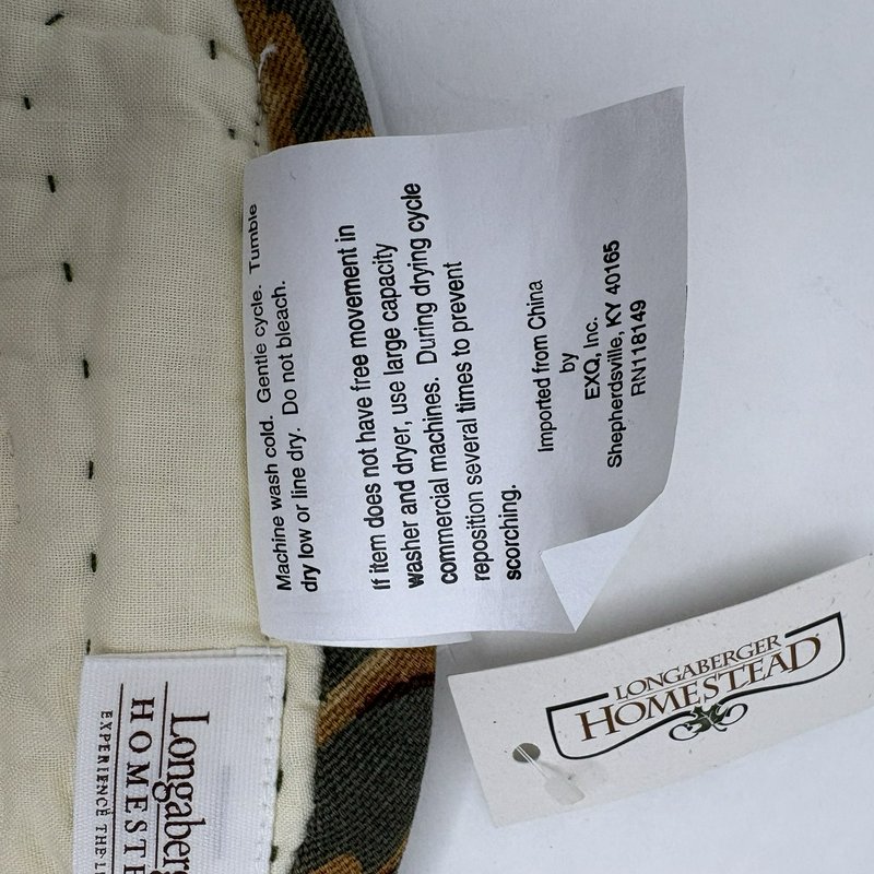 Donna Sharp Wedding Ring Runner Valance 19x57 Longaberger NWT