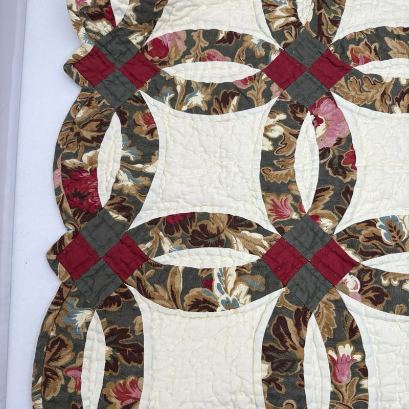 Donna Sharp Wedding Ring Runner Valance 19x57 Longaberger