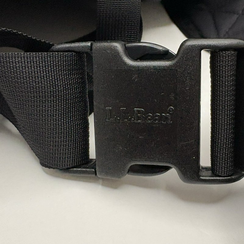 L.L.Bean Waist Pack Fanny Pack Teal Black Multi Pocket Adjustable Strap