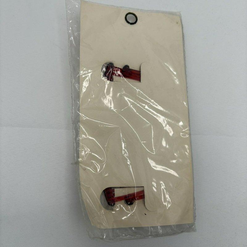 Vintage Holdette Combs NOS Brown Amber Lucite Sealed Card USA