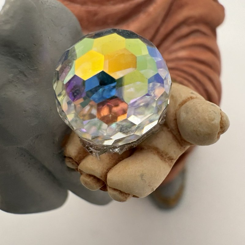 Krystonia Shigger 1801 Panton 1988 England w/ Box & COA Crystal Orb