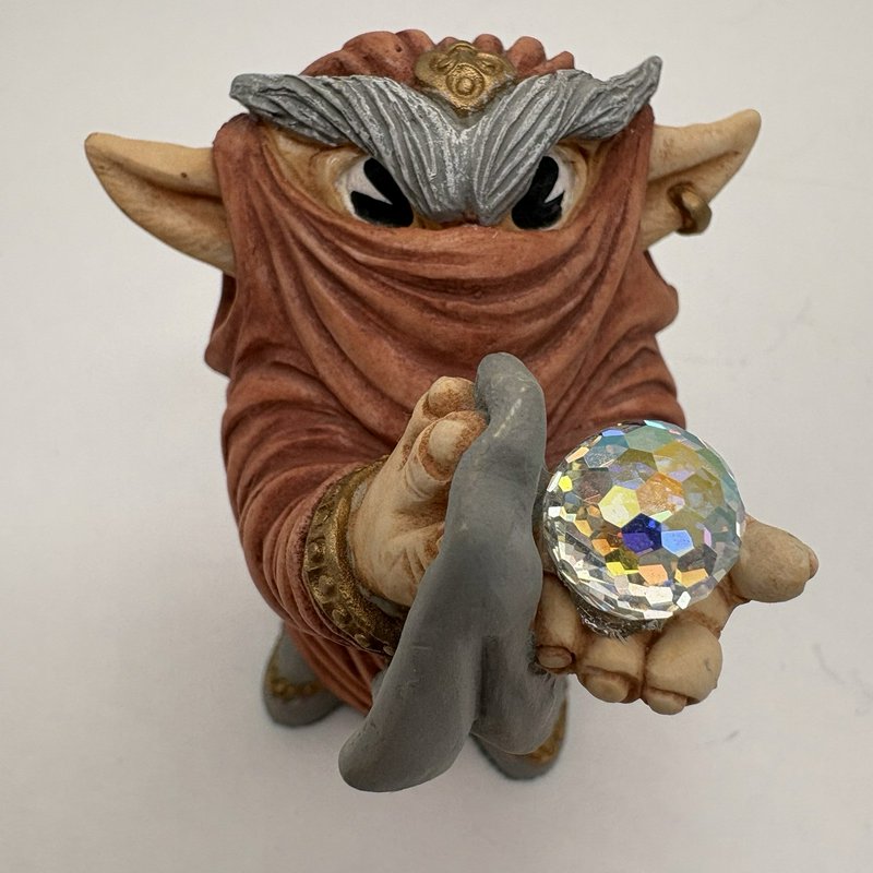 Krystonia Shigger 1801 Panton 1988 England w/ Box & COA Crystal Orb