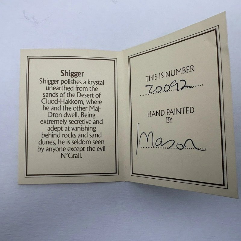 Krystonia Shigger 1801 Panton 1988 England w/ Box & COA Crystal Orb