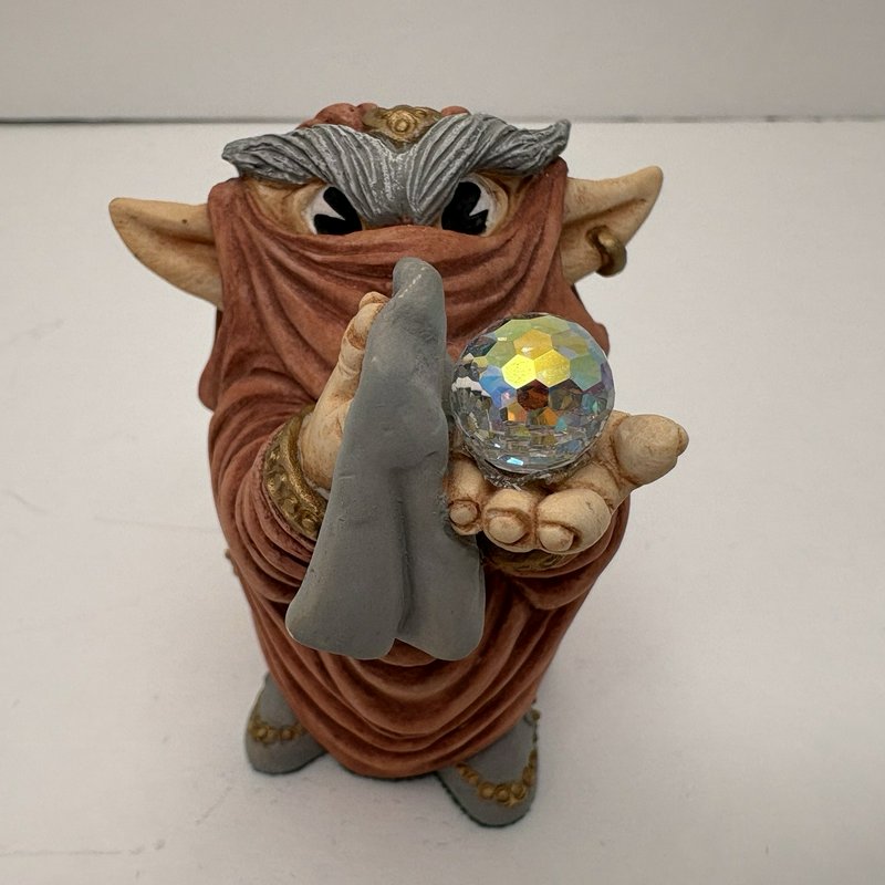 Krystonia Shigger 1801 Panton 1988 England w/ Box & COA Crystal Orb