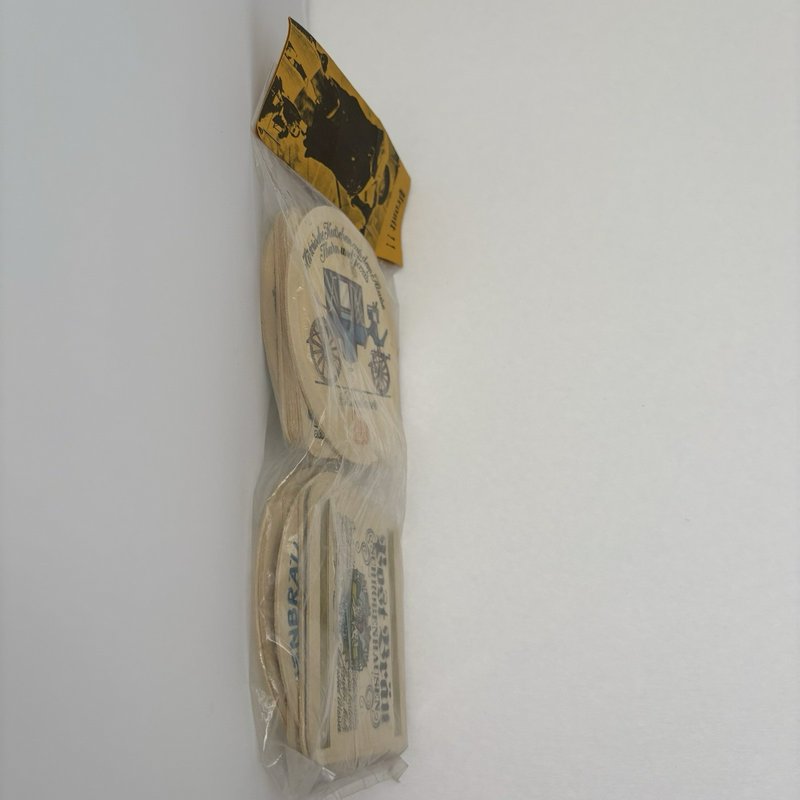 Vintage German Beer Coasters Lot 12 Hofbrau Munchen Post Brau NOS