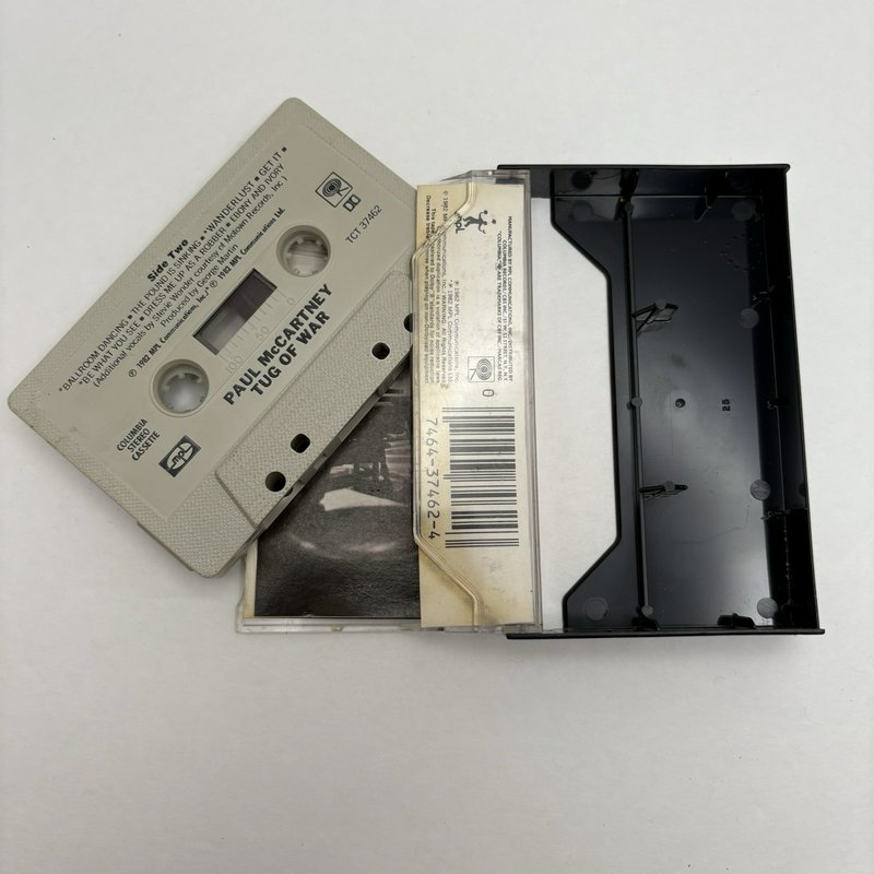 Paul McCartney Cassette Lot Tug Of War & Press To Play Columbia