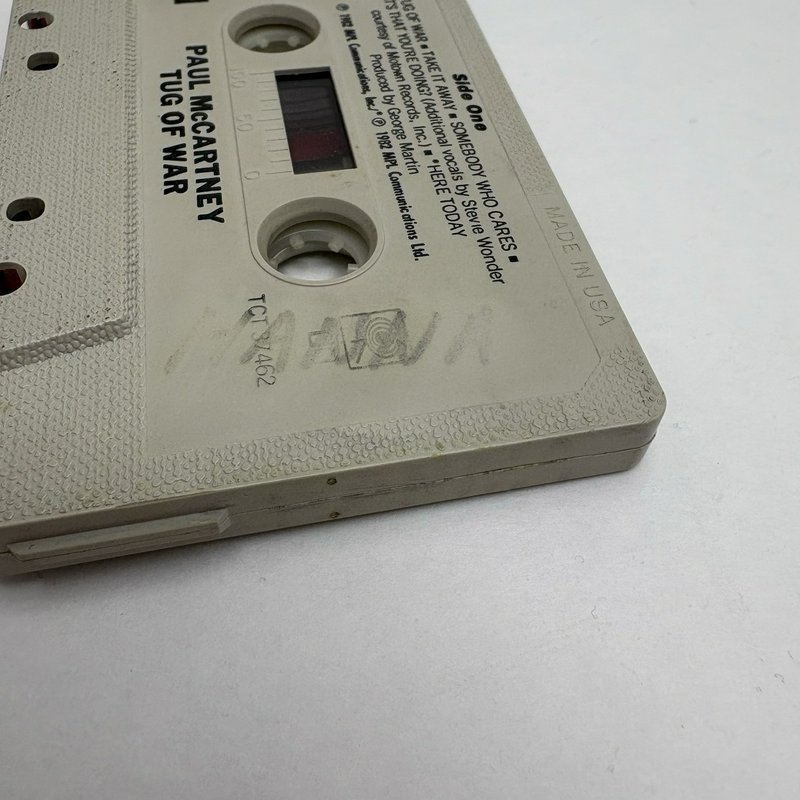 Paul McCartney Cassette Lot Tug Of War & Press To Play Columbia