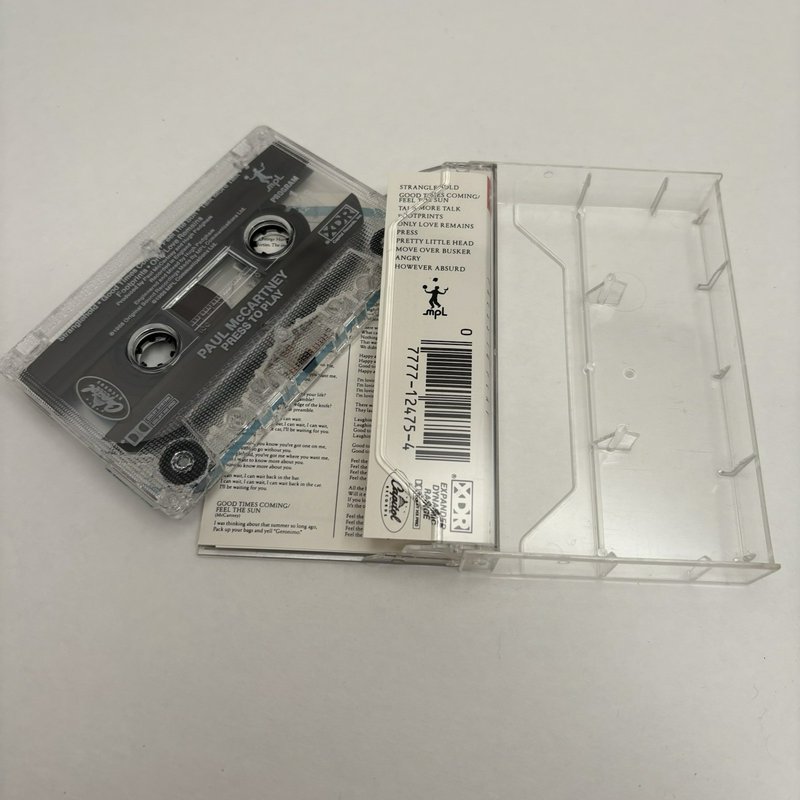 Paul McCartney Cassette Lot Tug Of War & Press To Play Columbia