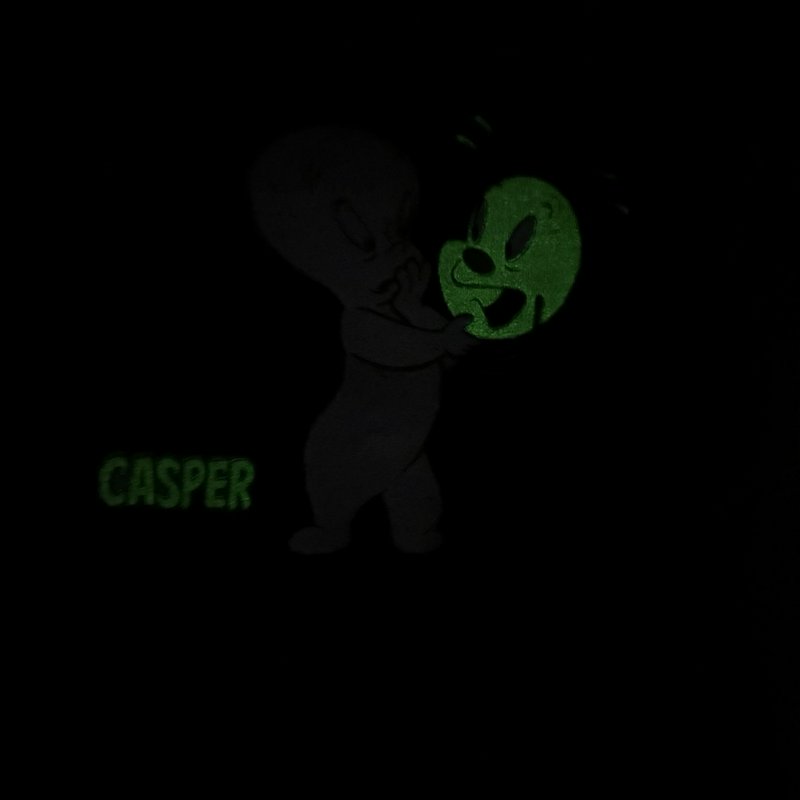 Casper Glow In The Dark Youth 6/8 T Shirt 2005 Black Ghost Graphic