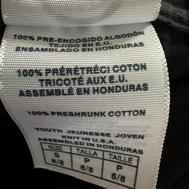 Casper Glow In The Dark Youth 6/8 T Shirt 2005 Black Ghost Graphic