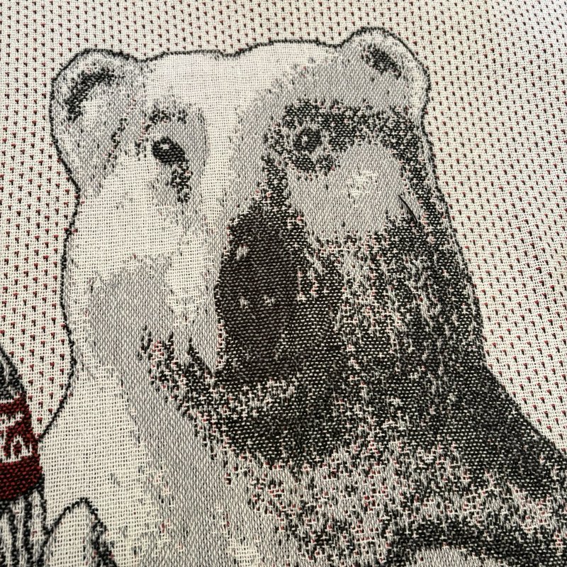 1995 Coca Cola Polar Bear Tapestry Throw + Ornaments Plush