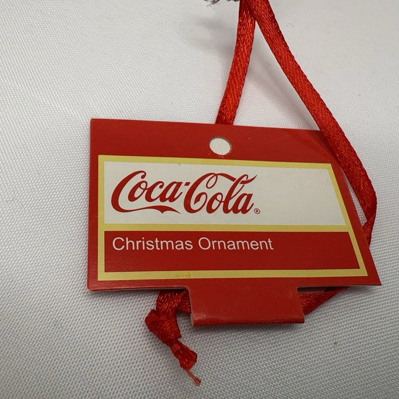 1995 Coca Cola Polar Bear Tapestry Throw + Ornaments Plush