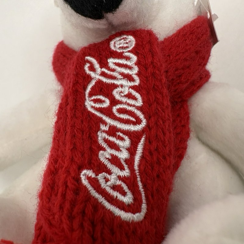 1995 Coca Cola Polar Bear Tapestry Throw + Ornaments Plush