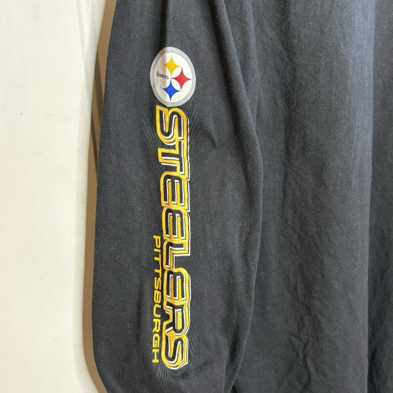 Super Bowl XLIII Steelers Champions Long Sleeve Shirt XL Black