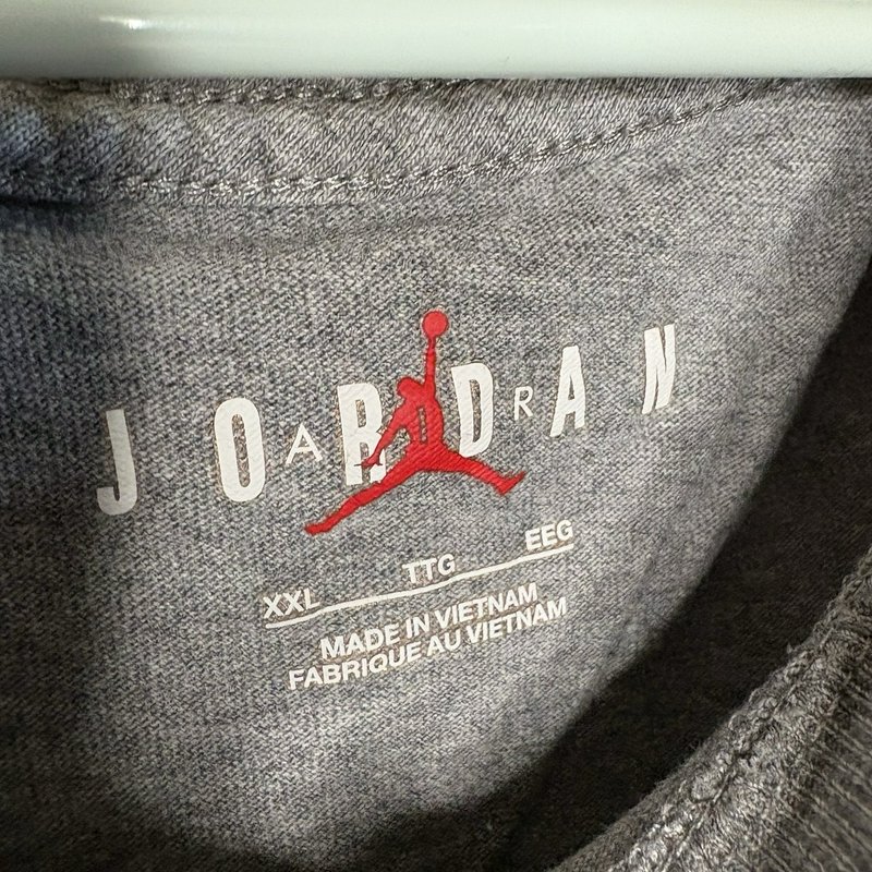 Nike Air Jordan Gray Short Sleeve T-Shirt XXL Jumpman Logo