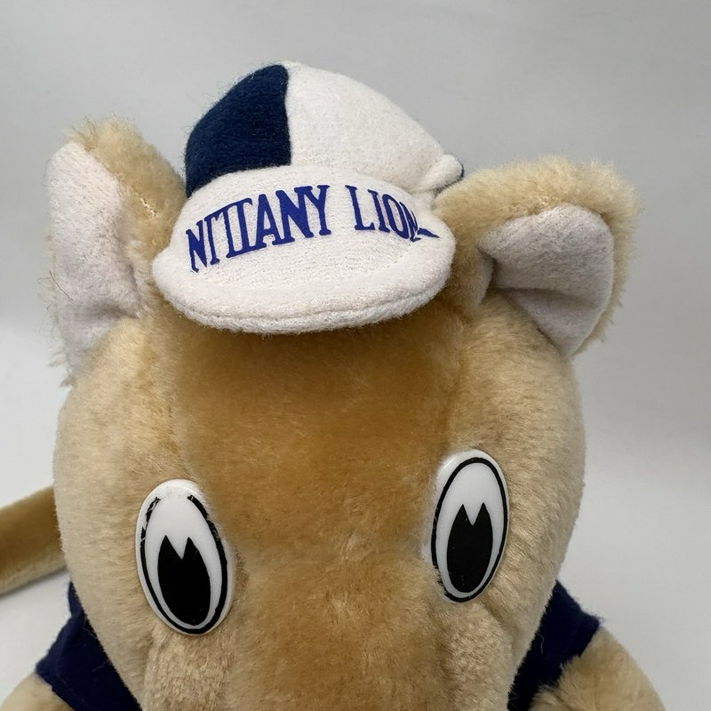 Vintage 1989 Wallace Penn State Nittany Lion Plush 10” PSU Mascot