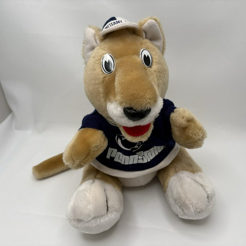 Vintage 1989 Wallace Penn State Nittany Lion Plush 10” PSU Mascot