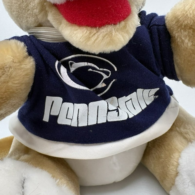 Vintage 1989 Wallace Penn State Nittany Lion Plush 10” PSU Mascot