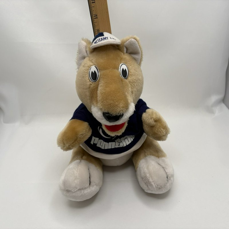 Vintage 1989 Wallace Penn State Nittany Lion Plush 10” PSU Mascot