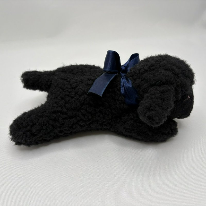John Rich & Bros Woolrich Black Lamb Plush 7” w/ Ribbon